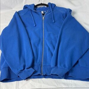 Divided Royal Blue Hoodie Jacket